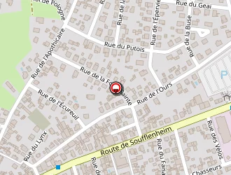 Carte de Berbach à Haguenau