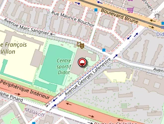 Carte de Malakoff Carosserie Automobile Mca à Malakoff