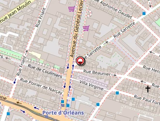 Carte de Rive Gauche Motos à Paris