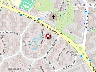 Carte de Dbway à Chesnay (le)