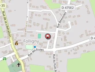 Carte de Compoint Olivier à Folligny