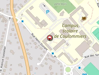 Carte de Lycee Jules Ferry à Coulommiers