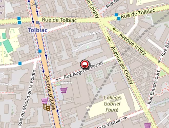 Carte de Seconde Hébergement Studios Waw à Paris