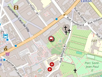 Carte de Parc Jean Paul Ii à Issy-les-moulineaux