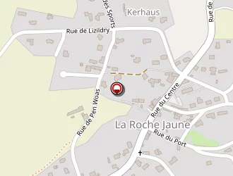 Carte de Roc'h Melen à Plouguiel