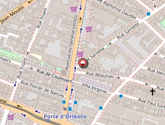 Carte de Orléans Food à Paris