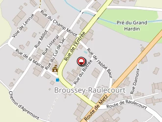 Carte de Tout En Bois à Broussey-raulecourt