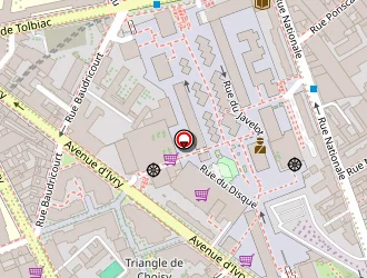 Carte de Palais D'asie à Paris