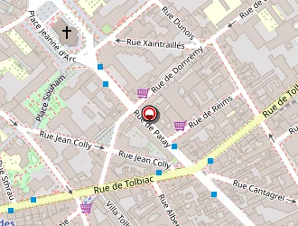 Carte de Three Star Books à Paris