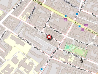 Carte de Eguienta Jeanine à Paris