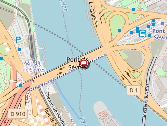 Carte de Compulease à Sèvres