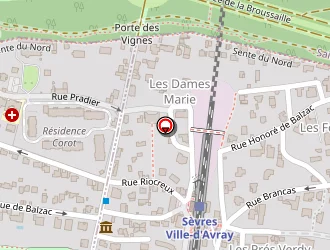 Carte de Carrefour City à Ville-d'avray