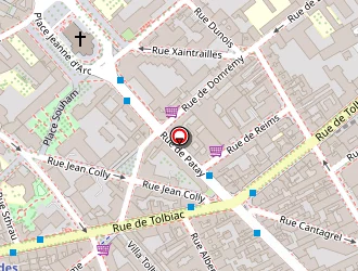 Carte de L'elan Retrouvé à Paris