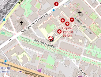 Carte de Arilux à Paris