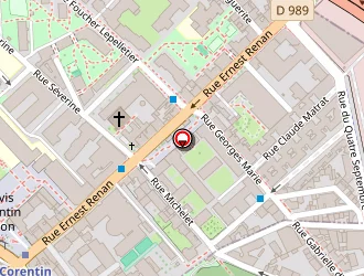 Carte de Blanchard Frédéric à Vanves