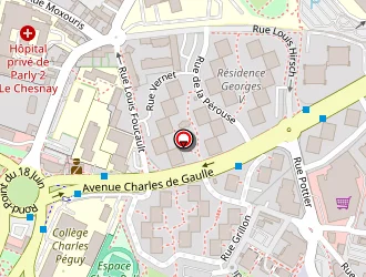 Carte de La Poste à Chesnay (le)