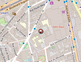 Carte de Terrain De Petanque à Paris