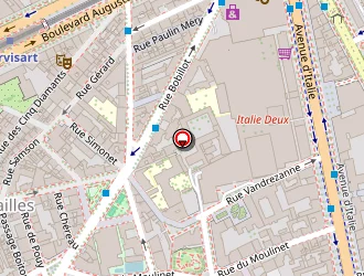 Carte de Square Henri Rousselle à Paris