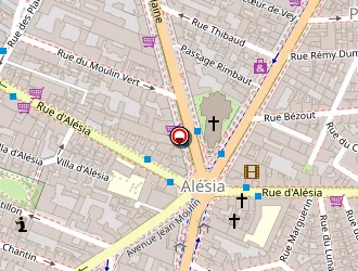 Carte de Canteen Bus à Paris