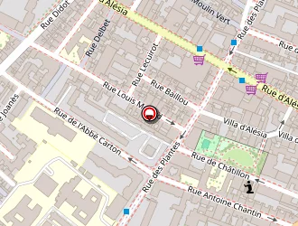 Carte de Bussiere à Paris