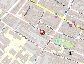 Carte de Vidalenc Architectes à Paris