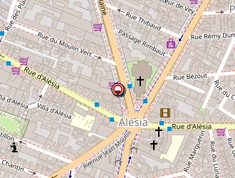 Carte de Mcdonald's à Paris