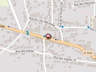 Carte de Espace Cinéma à Mouroux