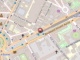 Carte de Centre De Santé Edison à Paris