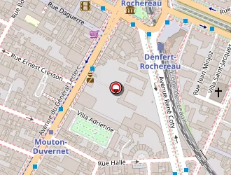 Carte de Le Cercle Freudien à Paris