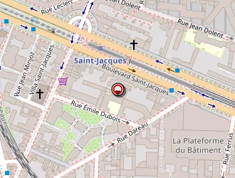 Carte de D'enfer Plomberie à Paris