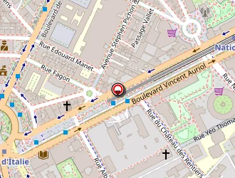 Carte de Creative Lab à Paris