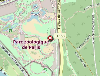 Carte de Ecole Chiens Guides à Paris