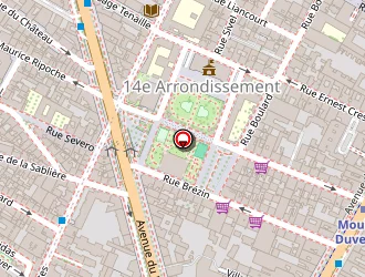 Carte de Cinéma Gaumont Mistral à Paris