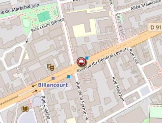 Carte de Gdk à Boulogne-billancourt