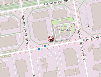 Carte de Aksor à Bussy-saint-georges