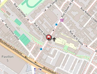 Carte de 15ème Boulevard à Paris