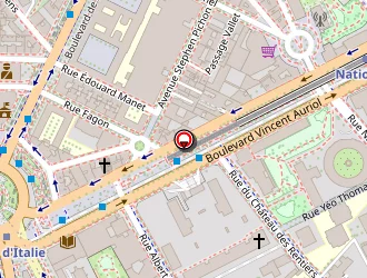 Carte de Calle Philippe à Paris