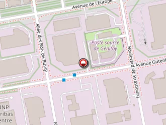 Carte de Cryopal à Bussy-saint-georges