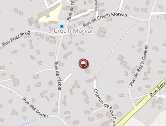 Carte de La Sentinelle à Penvénan