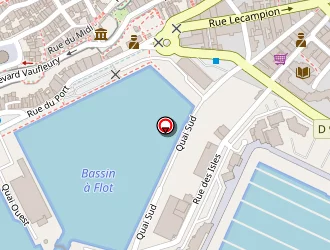 Carte de La Régate à Granville