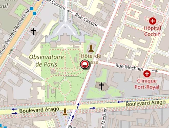 Carte de Brenugat Lindsay à Paris