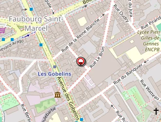 Carte de Commissariat Central Du 13ème à Paris