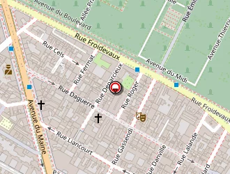 Carte de Paris Ripoche à Paris