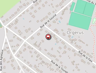 Carte de Adosse à Orgerus