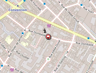 Carte de Rousseau Bernard à Paris