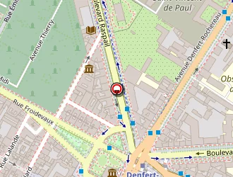 Carte de Café Oz Denfert-rochereau à Paris