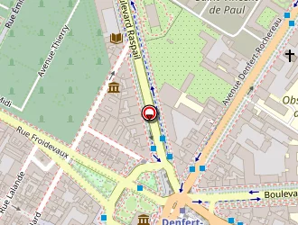 Carte de Le Daguerre à Paris