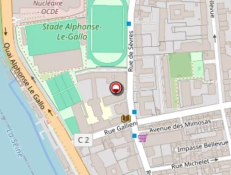 Carte de Grange à Boulogne-billancourt