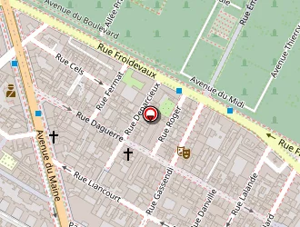 Carte de Hotel Telemaque à Paris