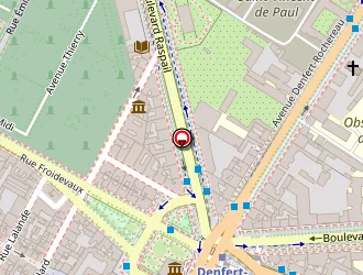 Carte de Mosaic Diffusion à Paris